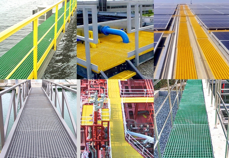 how to select fiberglass grating walkways